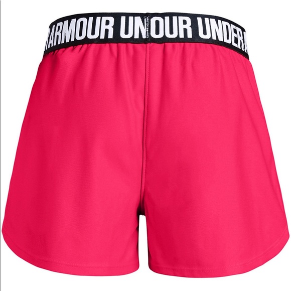 Under Armour Big Girls Play Up Shorts - Picture 2 of 2